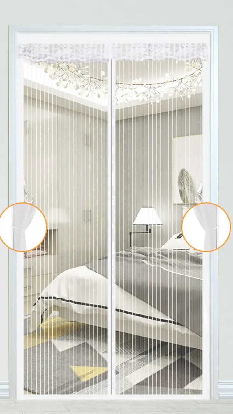 Magnetic Mesh Screen Door