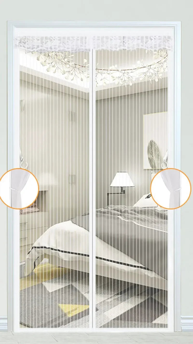 Magnetic Mesh Screen Door