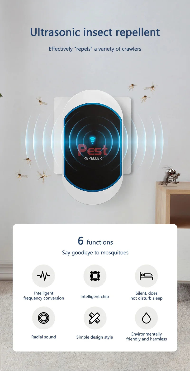 Ultrasonic Plug-In Repeller — 4-pack