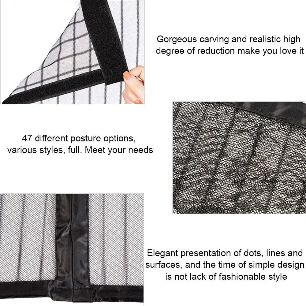 Magnetic Mesh Screen Door