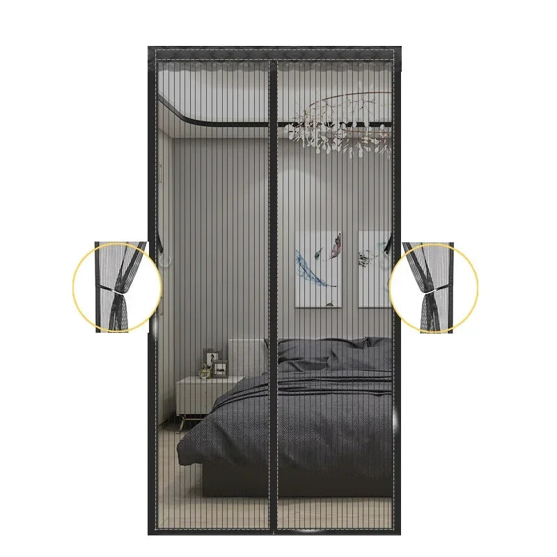 Magnetic Mesh Screen Door