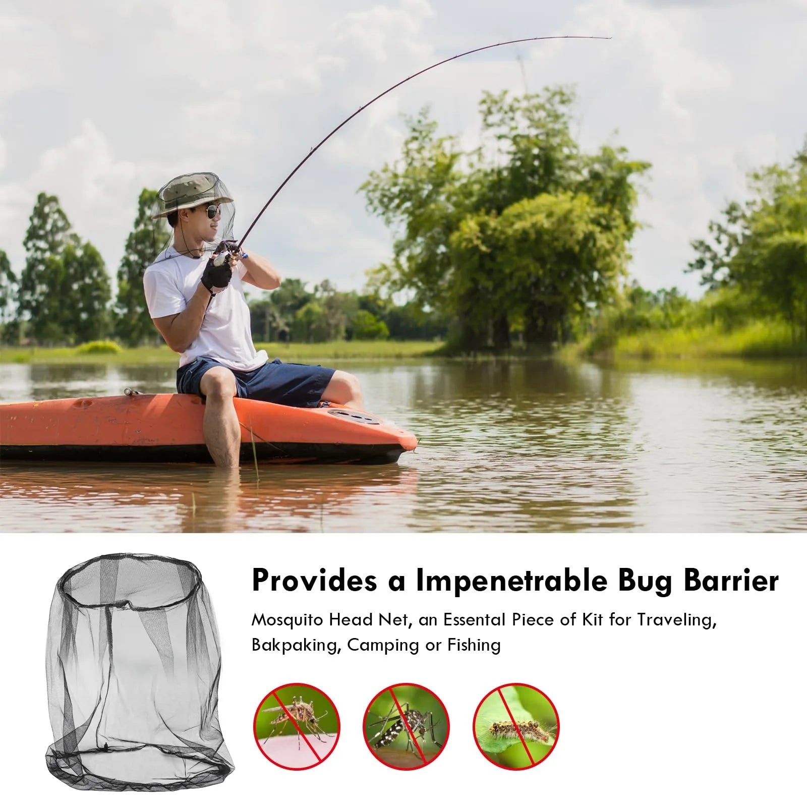 Mosquito Head Net — Ultralight