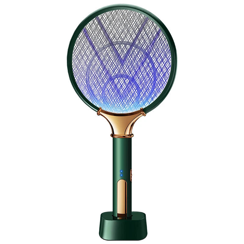 The Hand-Held Hunter — Electric Racket + UV Lamp