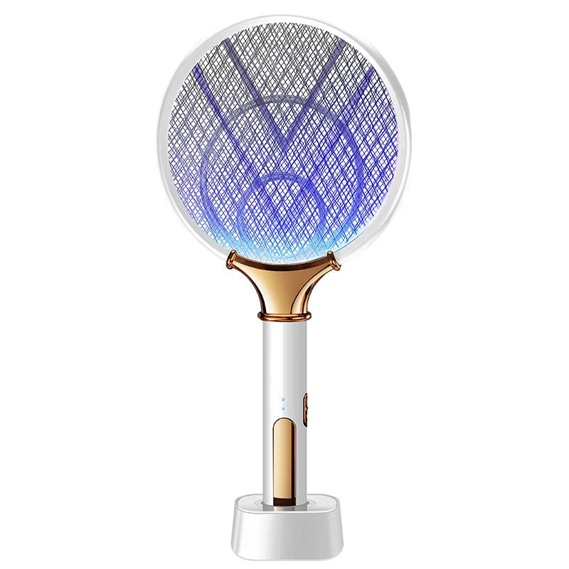 The Hand-Held Hunter — Electric Racket + UV Lamp